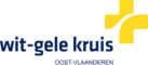 Wit gele kruis oost vlaanderen Logo